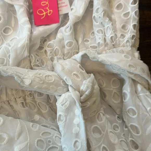 LILLY PULITZER Geri Off-The-Shoulder Long Midi Dress Resort White Size Small - Picture 9 of 10